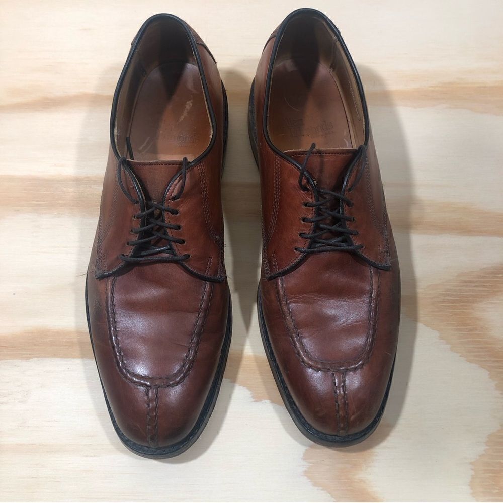 Allen Edmonds Dellwood Brown Leather Loafers  Men’s Size 9.5 C - Picture 2 of 7